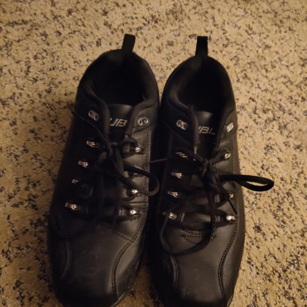 Black fubu tennis shoes